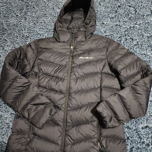 Eddie Bauer Women's Charcoal Puffer Jacket